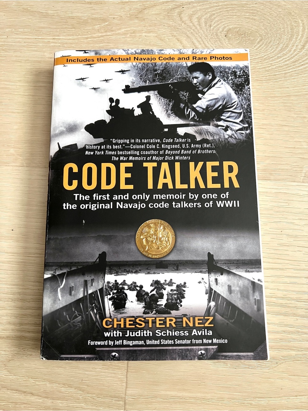 CODE TALKER Soft Cover Memoir Book